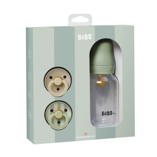 Bibs poklon set sage