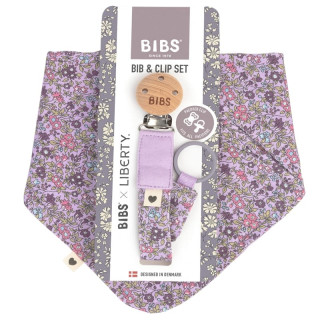 Bibs set Liberty, Chamomile Lavender Violet