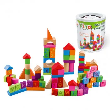 Pino drvene Edukativne kocke-blokovi