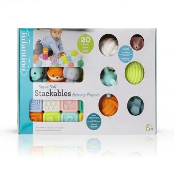 Infantino set gumene loptice ikocke