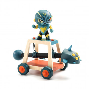 Djeco igračka figurica i kola4+