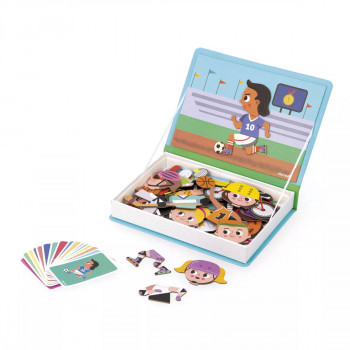 Janod magnetna knjiga-sport