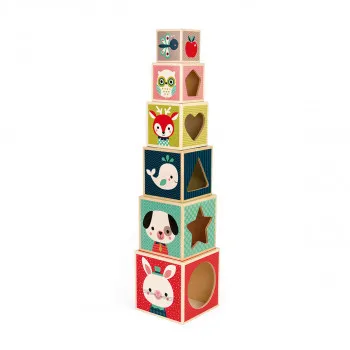 Janod baby forest-6 blok piramida