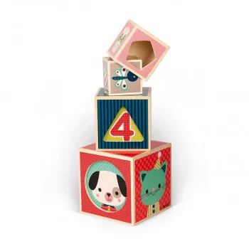 Janod baby forest-6 blok piramida