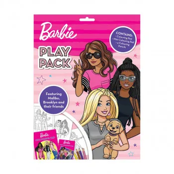 Commodore BARBIE-PLAY PACK-mala i velika bojanka sa nalepnic