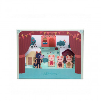 Moulin Roty pozoriste tri praseta