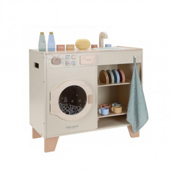 Little Dutch drvena mašina zapranje veša, 60x30x91cm