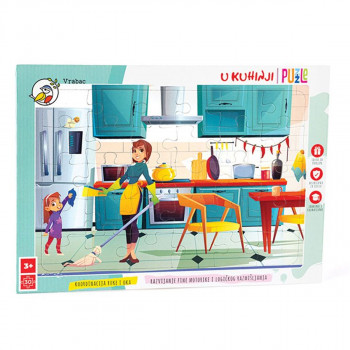 Vrabac slagalica U kuhinji