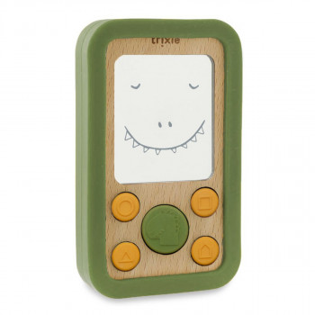 Trixe drveni telefon dino