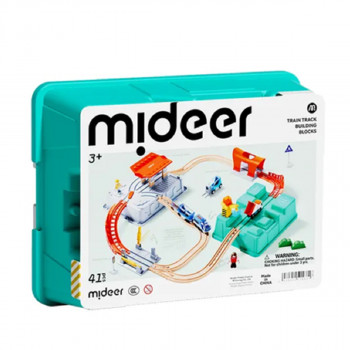 Mideer drvena pruga sa vozicima