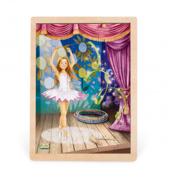Pino drvene puzzle -Balerina