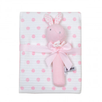 Jungle ćebe sa igračkom, 100x75cm