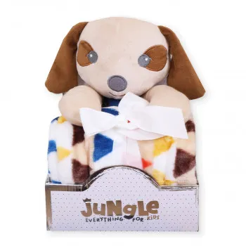 Jungle Bebi igračka sa ćebetom kuca