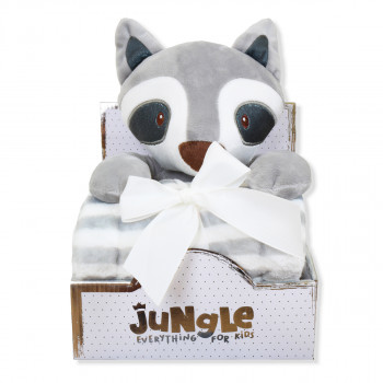 Jungle Bebi igračka sa ćebetom rakun