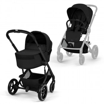 Cybex duo sistem Balios Fold Cot Moon Black