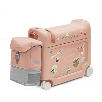 Stokke putni krevet/kofer, Coral Pink