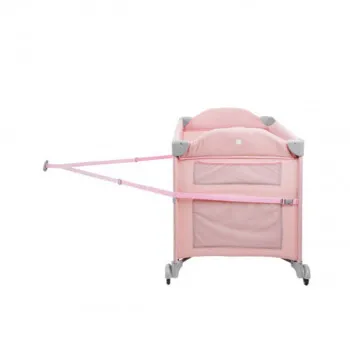 Kikka Boo prenosivi krevetac Milky Way sa 2 nivoa, Pink