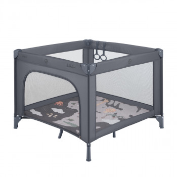 Kikka Boo prenosiva ogradica Enjoy premium Africa Grey