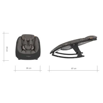 Tutti Bambini njihalica Nova Evolutionary Black
