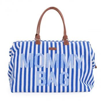 Childhome torba Mommy bag, Stripes blue