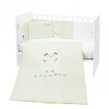 Kikka Boo posteljina sa ogradicom 60x120cm Sleepy Sheep