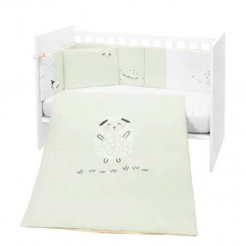 Kikka Boo posteljina sa ogradicom 60x120cm Sleepy Sheep