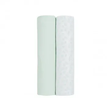 Kikka Boo pelene muslin Leaves Mint 80x80, 2/1