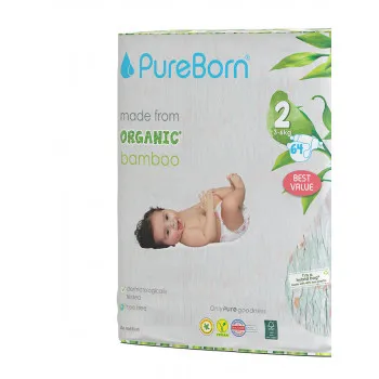 PureBorn pelene 2 (3-6kg), 68kom
