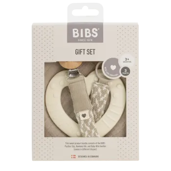 Bibs set 3/1, Ivory