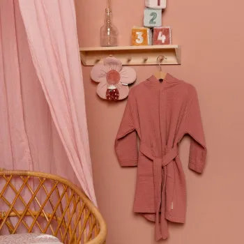 Little Dutch bademantil Pink Blush, 98/104