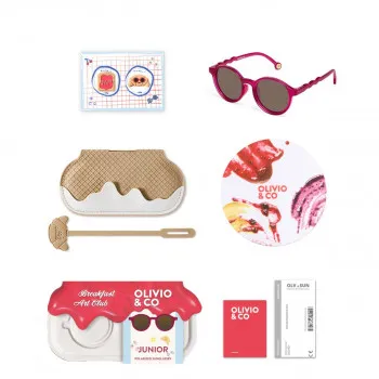 Olivio&Co naočare za sunce oval Raspberry 5-12
