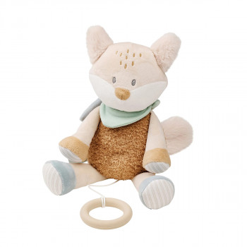 Nattou plišana igračka sa muzikom, 24cm