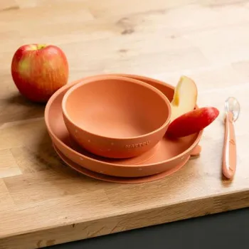 Nattou silikonski set za hranjenje, 3/1