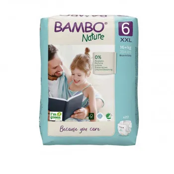 Bambo Nature Eco-friendly pelene 6 (16kg+), 20kom