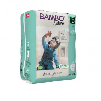 Bambo Nature Eco-friendly pelene gaćice 5 (11-17kg), 19kom