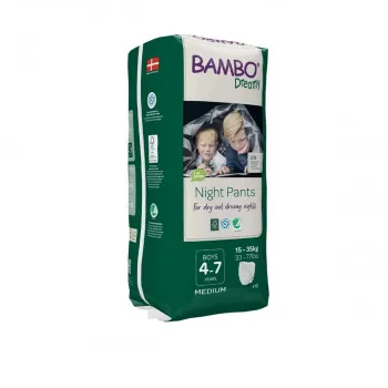 Bambo Dreamy noćne gaćice za dečake 4-7g (15-35kg), 10kom