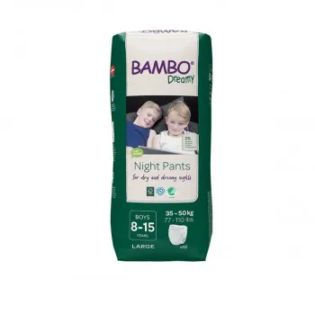 Bambo Dreamy noćne gaćice za dečake 8-15g (35-50kg), 10kom
