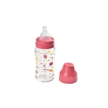 Béaba flašica za bebe široki vrat 240 ml Pink