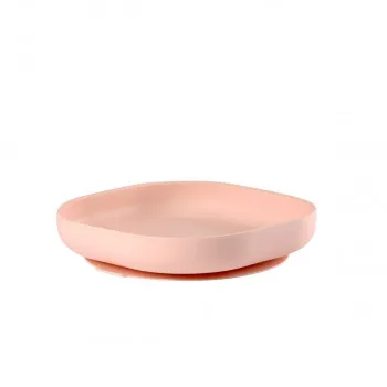 Béaba tanjir silikonski Pink