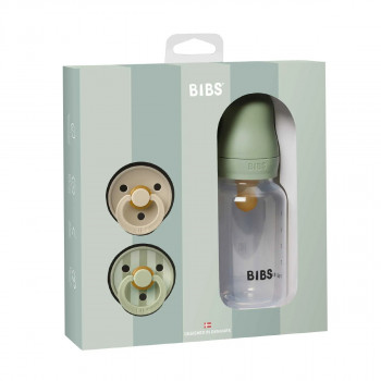 Bibs poklon set sage