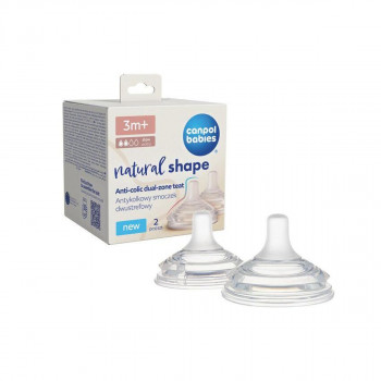 Canpol Natural shape antikolik cucla spori protok 3m+ 2/1