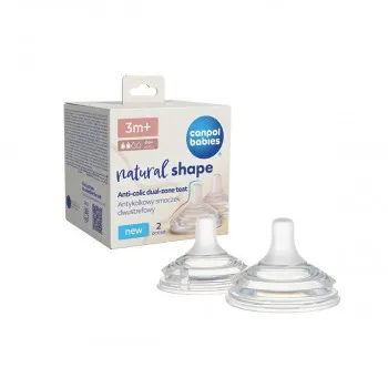 Canpol Natural shape antikolik cucla spori protok 3m+ 2/1