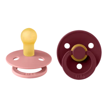 Bibs varalice Dusty Pink & Elderberry, 0-6m
