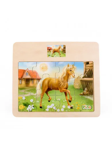 Pino drvene puzzle -Konjić