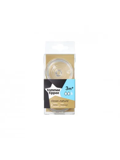 Tommee Tippee silikonska cuclasrednji protok 2/1, 3m+