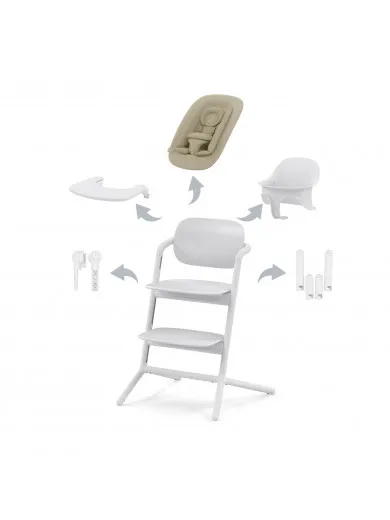 Cybex  hranilica Lemo 4/1, AllWhite