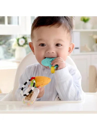 Hape bebi ABC set glodalica, zvečka I igračka