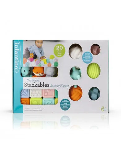 Infantino set gumene loptice ikocke