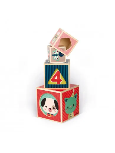 Janod baby forest-6 blok piramida