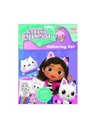 Commodore GABBY´S DOLLHOUSE-bojanka sa bojicama i nalepnicam